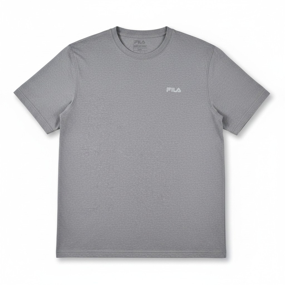 Fila Mens Short Sleeve Performance T Shirt Gray XL Moisture Wicking Athleisure